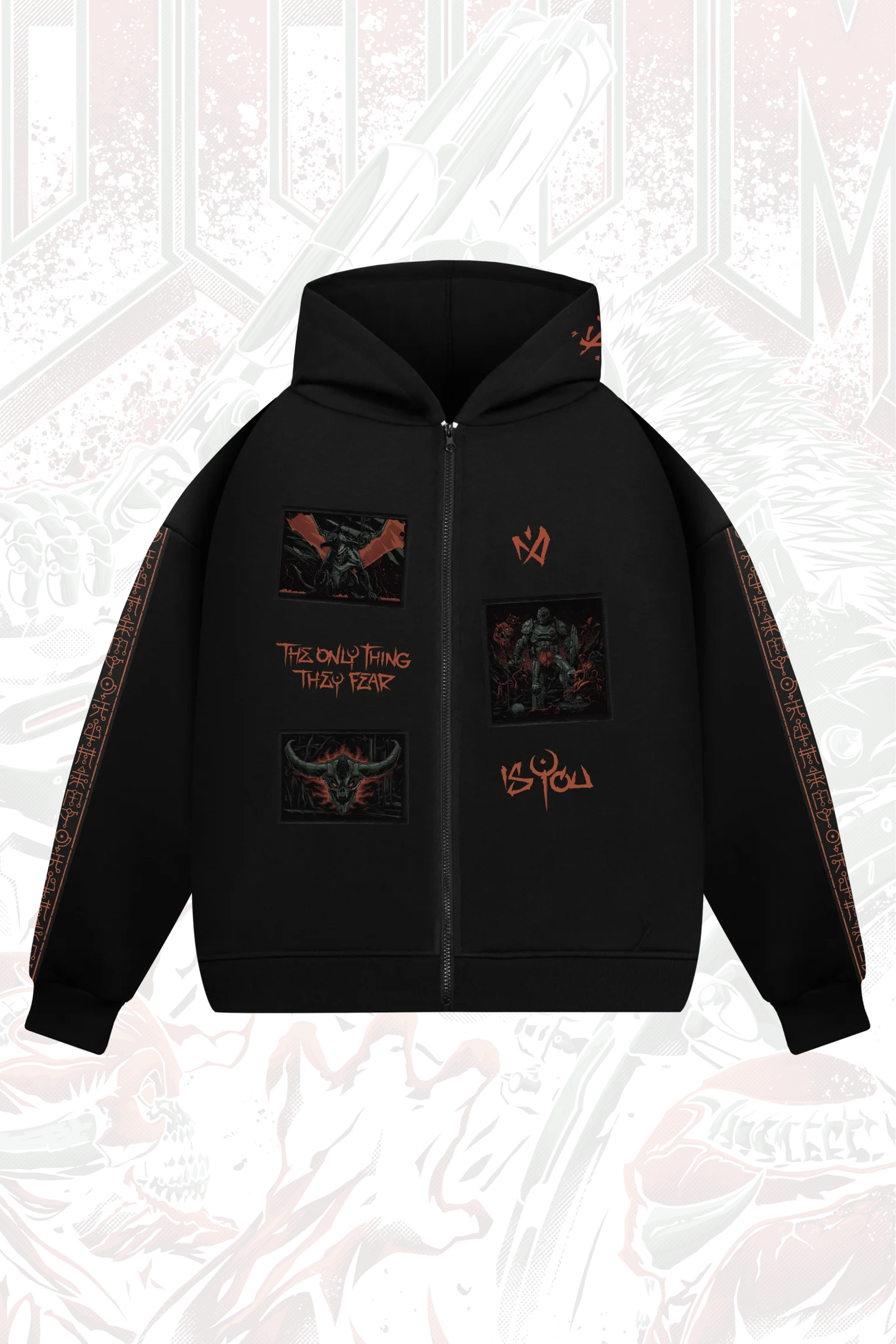 Оверсайз худи Dark Ages